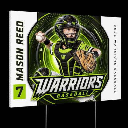 Custom Coroplast Yard Sign — Personalized Photo Yard Sign