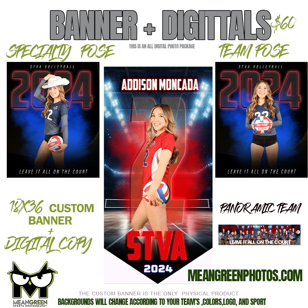 Package D - 18x36 Banner + Digitals