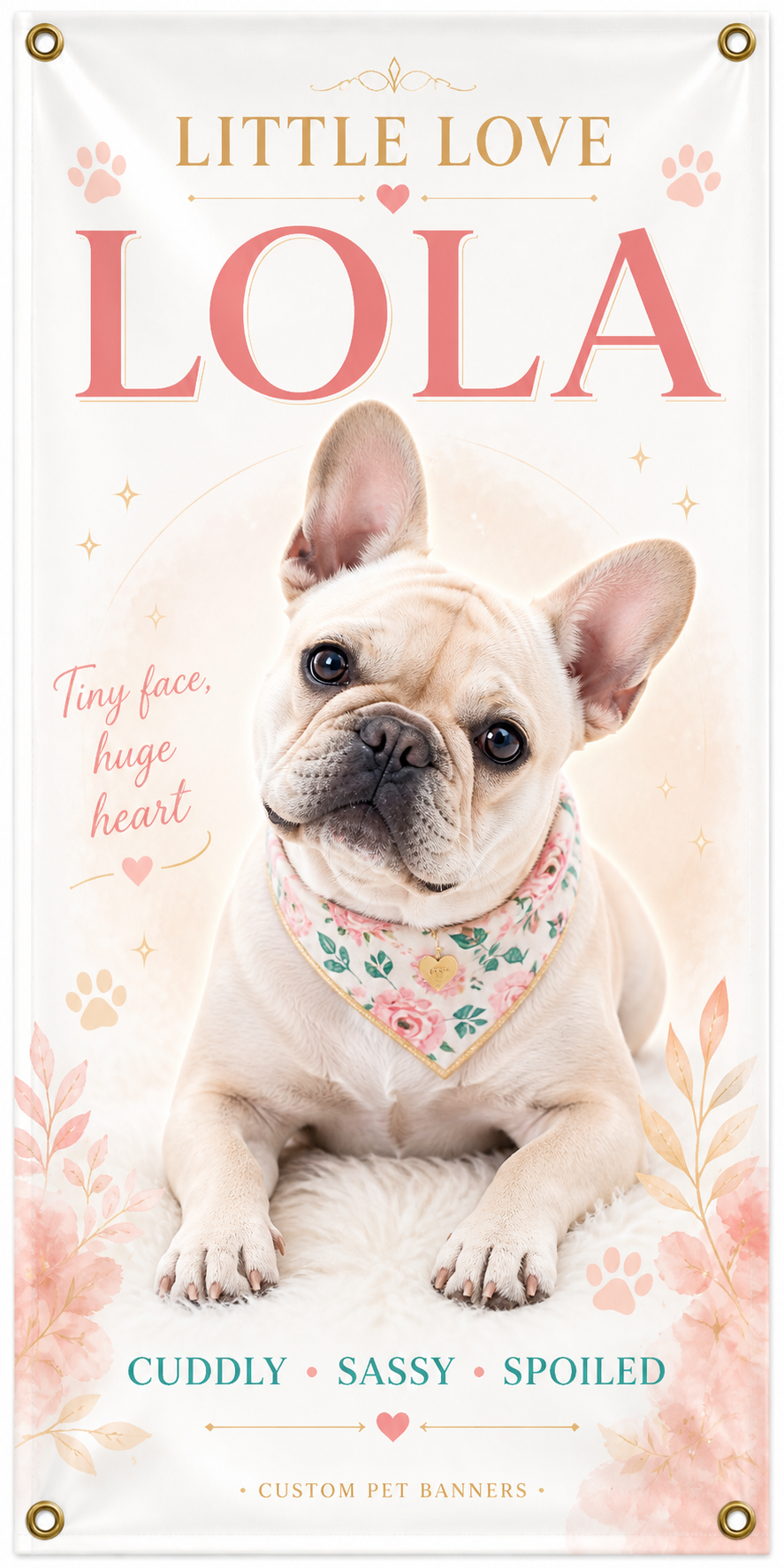 Custom Pet Photo Banner - Starting At $25