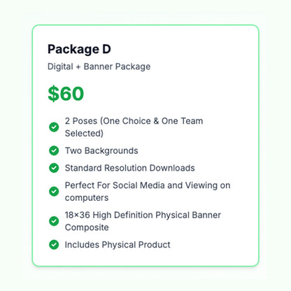 Package D - The Banner Package