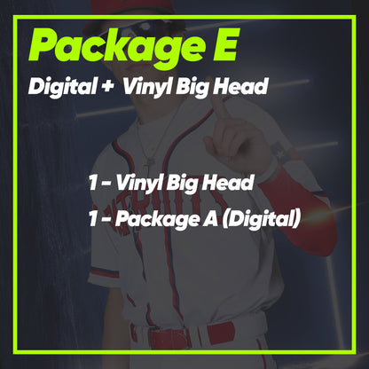 Package E - Digitals + Big Head