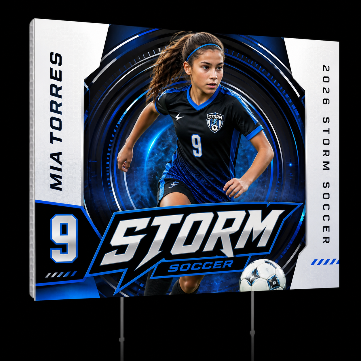 Custom Coroplast Yard Sign — Personalized Photo Yard Sign