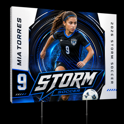 Custom Coroplast Yard Sign — Personalized Photo Yard Sign