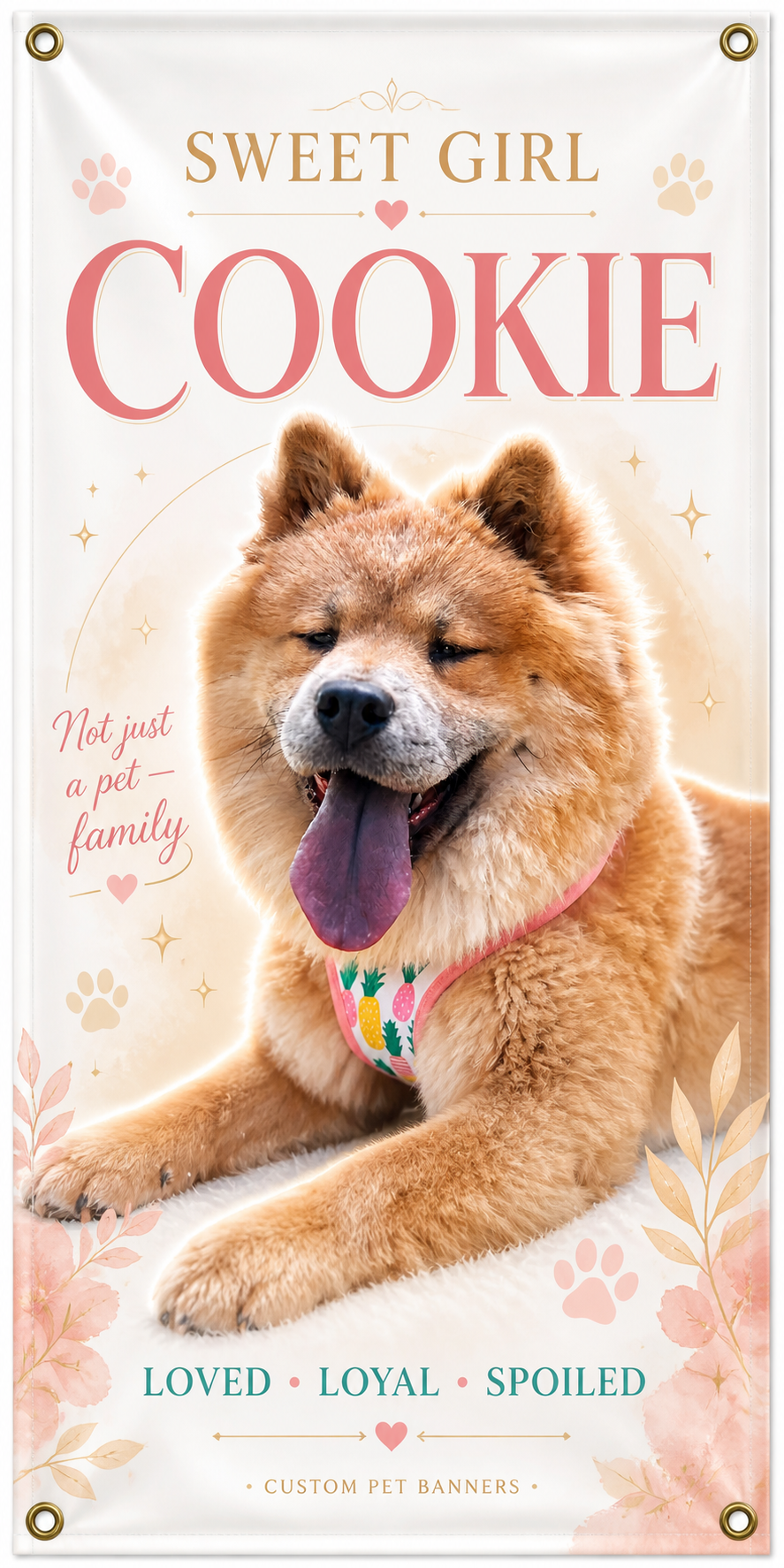 Custom Pet Photo Banner - Starting At $25